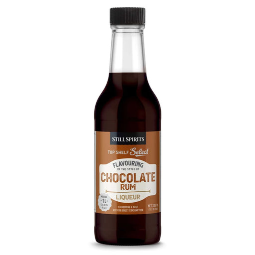 Top Shelf Select / Icon - Chocolate Rum (Glass Bottle) Makes 1L