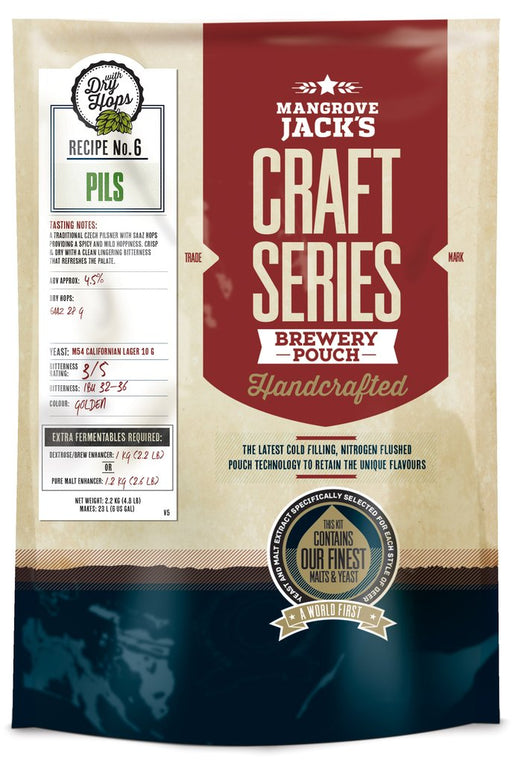 Mangrove Jack's Craft Series Brew Pouch - Pilsner + Dry Hops