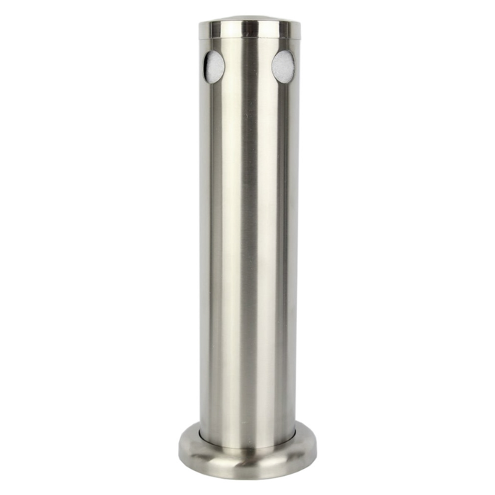 Tap - Double SS Tower with Optional Stainless Steel NUKATAP