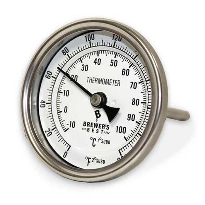 Thermometer - Brewer's Best, Welded Dail (4")